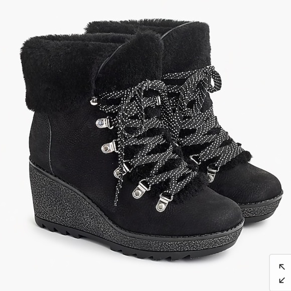 J. Crew Shoes - J. Crew Nordic Wedge Boot NIB 9